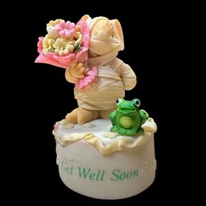 The San Francisco Music Box Company Get Well Soon Mice 1991 - See Video